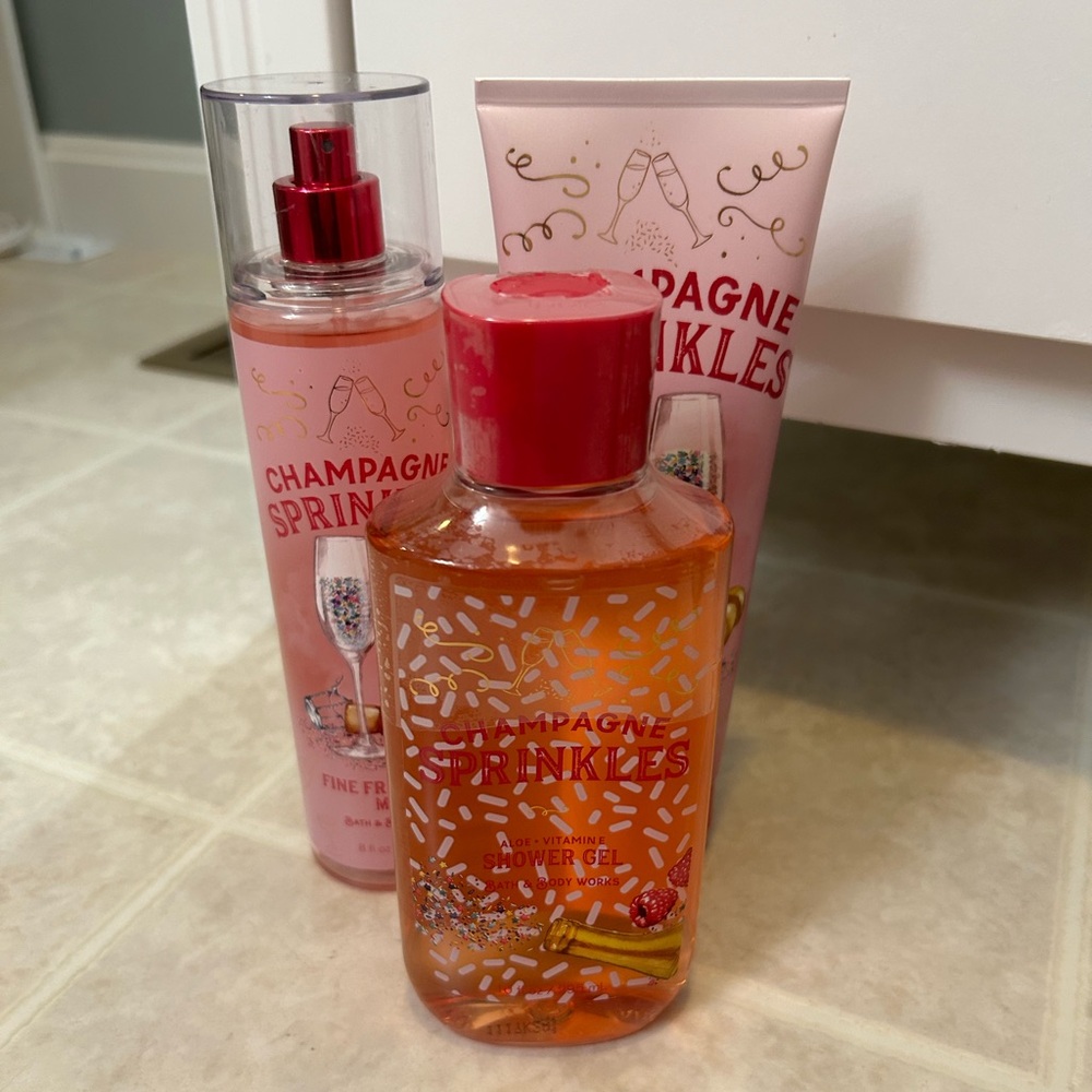 Bath & Body Works Champagne Sparkles Body Care